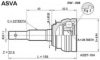 ASVA DW-006 Joint Kit, drive shaft